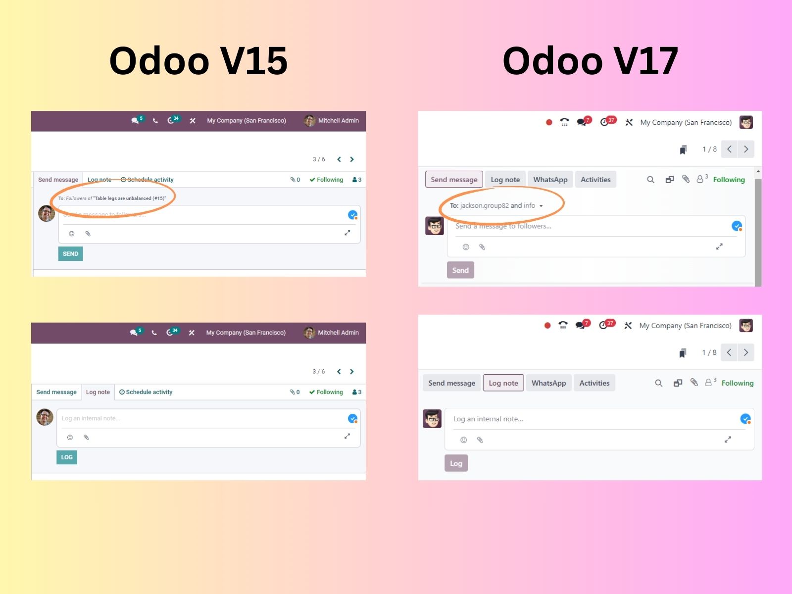 Odoo UX Writing